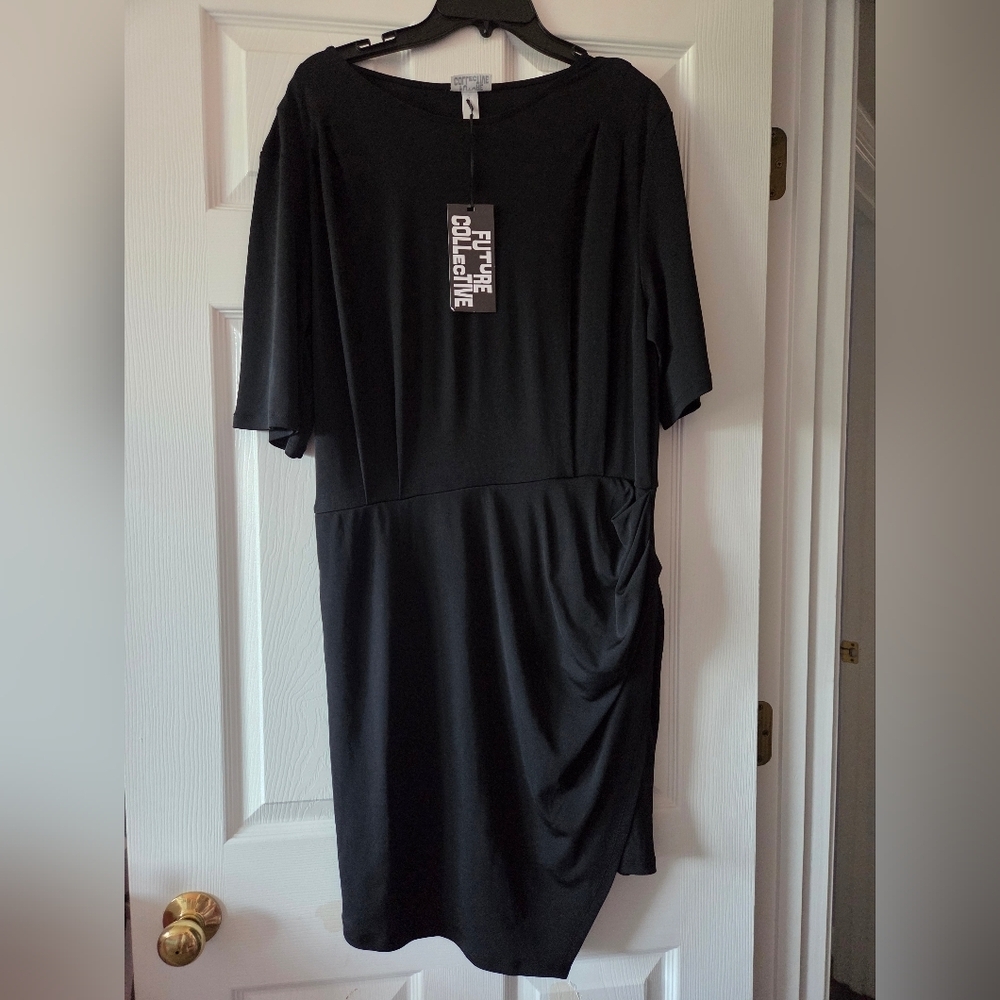 Womens Black Dress By The Future Collective Size L NWT